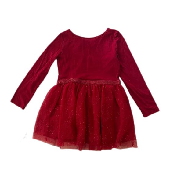 The Children’s Place Girls Glitter Snowflake dress - Picture 2 of 4